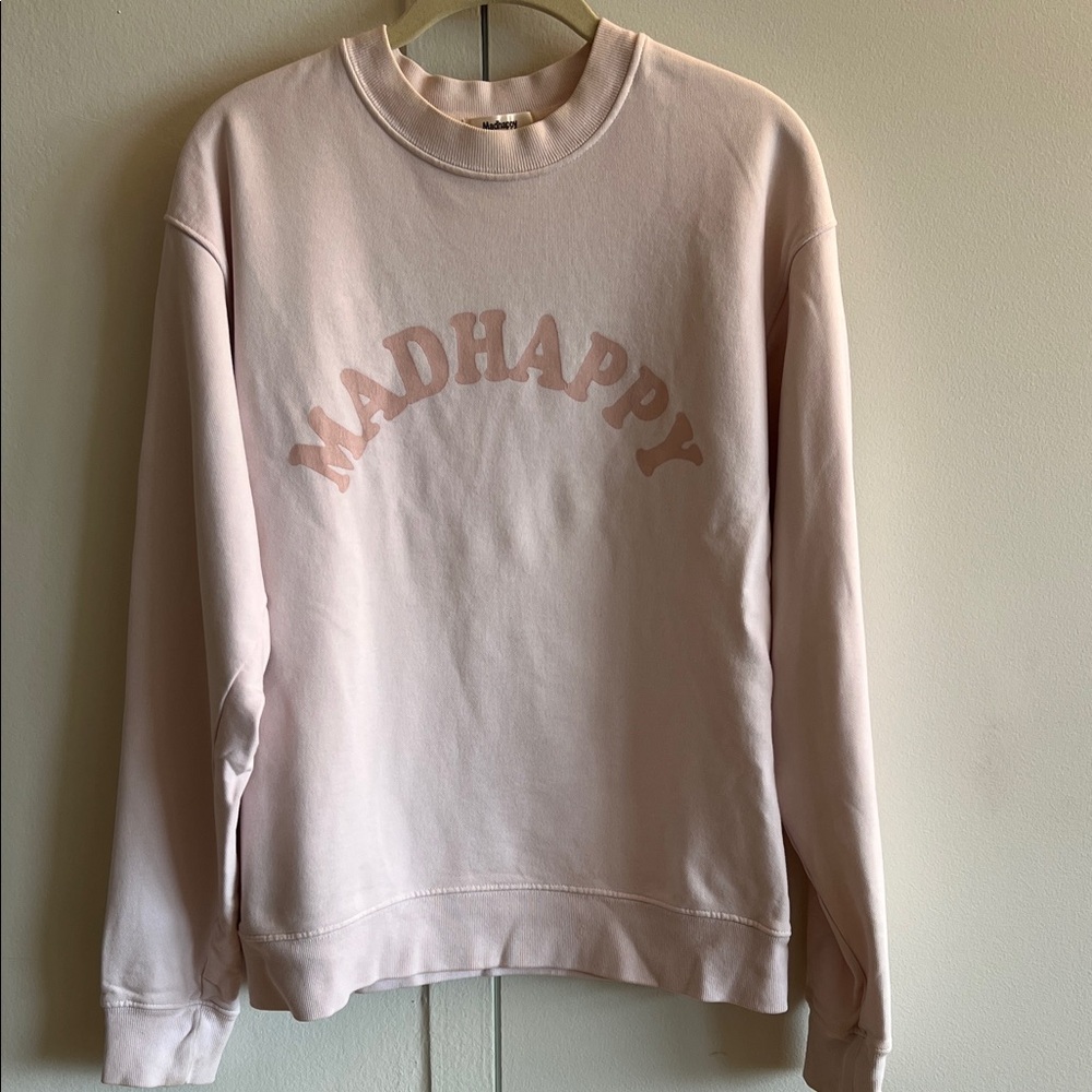 Madhappy Women's Light Pink Crew Neck Sweater